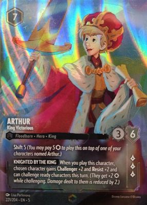 Arthur - King Victorious 2024 Shimmering Skies #221/204
